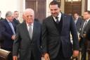Prime Minister Saad Hariri Honors Adnan Kassar in the Grand Serail in the Presence of High-level Official and Economic Leaders