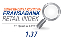 Beirut Traders Association - Fransabank Retail Index For The Third Quarter 2022 (Q3-2022)